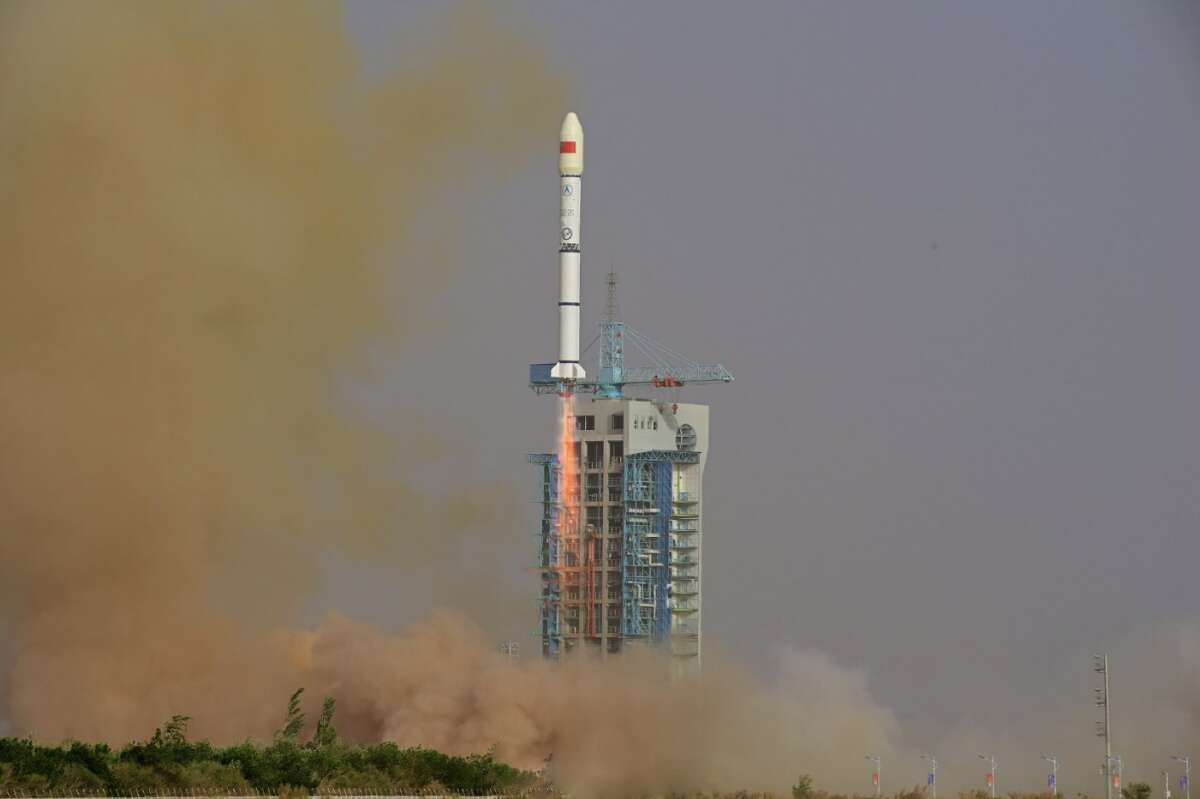 China has launched three experimental telecommunications satellites